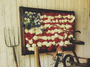 American Flag Floral