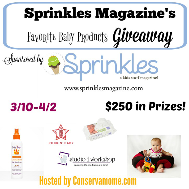 Sprinkles Magazine Baby Favorites Giveaway