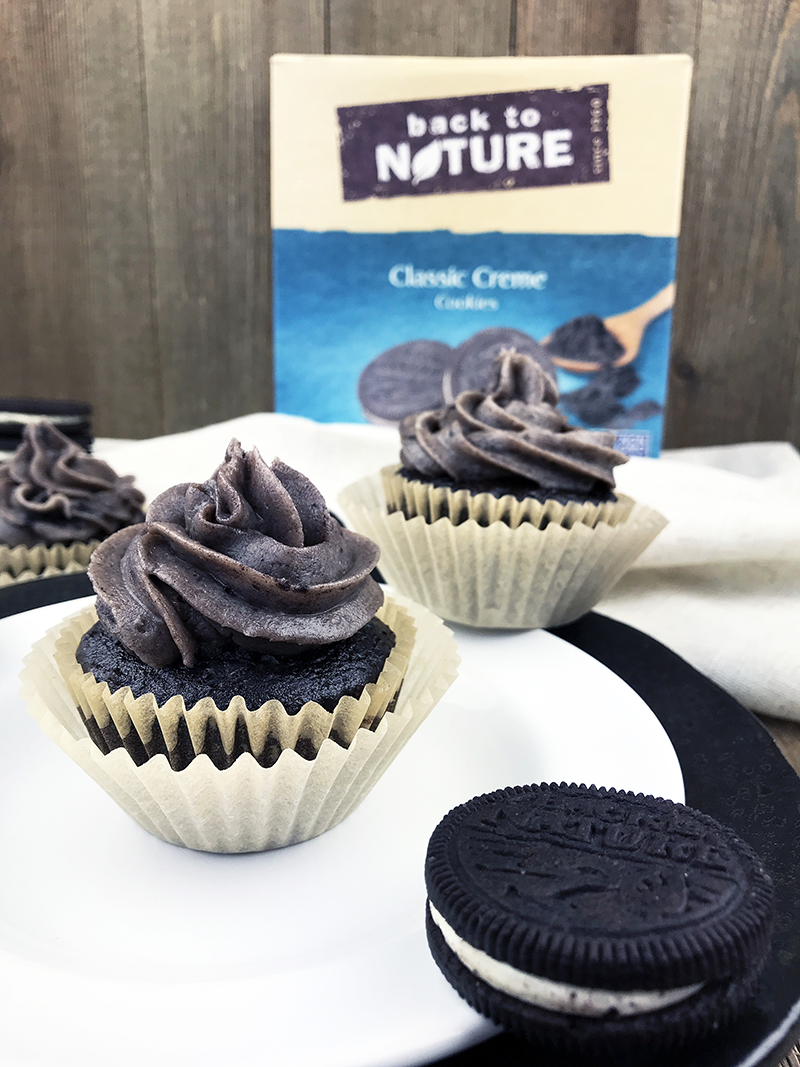 Cookies and Cream Cupcakes Recipe with Back to Nature