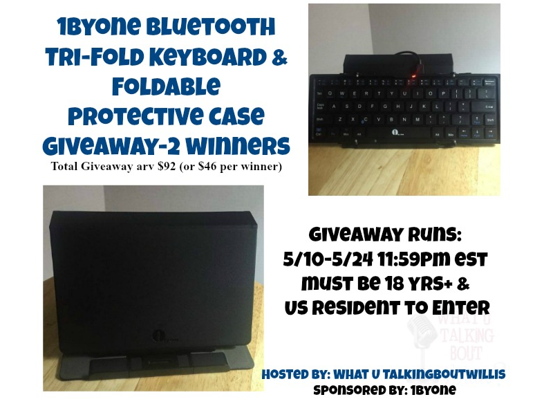 Bluetooth Tri-fold Keyboard Protective Case Giveaway