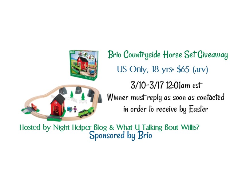 Brio Countryside Horse Set Giveaway