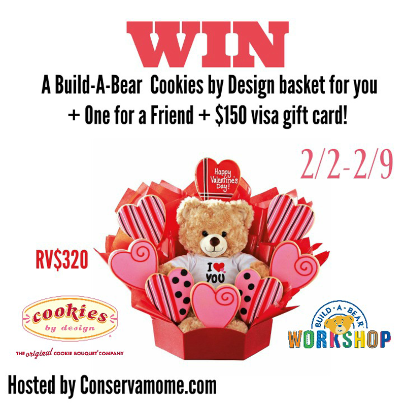 Cookies by Design Build-a-Bear Basket Giveaway