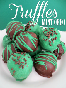 Mint Oreo Truffle Balls Recipe